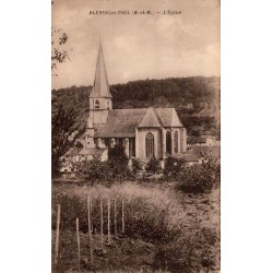 CPA Blénod-lès-Toul église et mont Sorvigne en Meurthe-et-Moselle