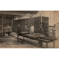 CPA atelier des Établissements Georges Aimé avec four électrique automatique de pâtisserie industrielle