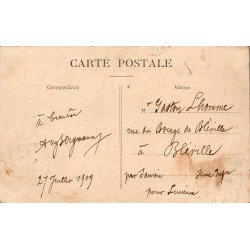 CPA Paris Buttes-Chaumont dirigeable République