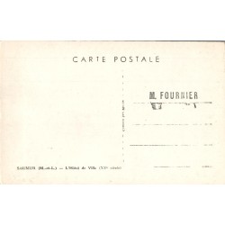 Carte postale ancienne Saumur – Hôtel de Ville XVe siècle CPA