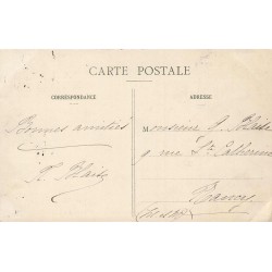 CPA Paris avenue du Bois de Boulogne courses