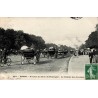 CPA Paris avenue du Bois de Boulogne retour des courses avec attelages en 1909