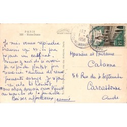 CPSM Paris Notre-Dame bateau-mouche Seine