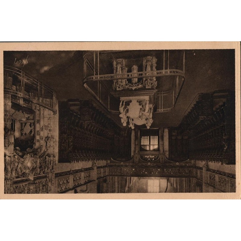 Carte postale ancienne – Chœur et mausolée de Philibert le Beau, église de Brou