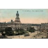 CPA Paris place et église de la Trinité avec tramway Belle Époque