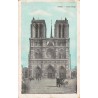 CPA Paris Cathédrale Notre-Dame façade gothique