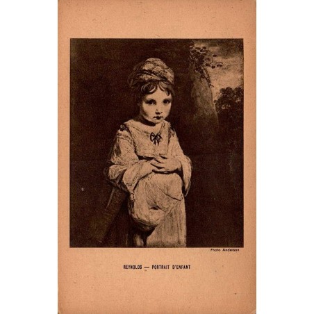 CPA Paris Comité National de l’Enfance portrait d’enfant d’après Reynolds
