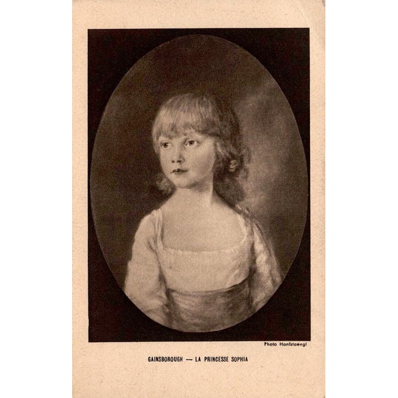 CPA Paris Gainsborough La Princesse Sophia portrait d’enfant reproduction d’art