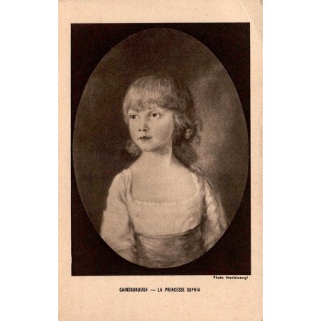 CPA Paris Gainsborough La Princesse Sophia portrait d’enfant reproduction d’art