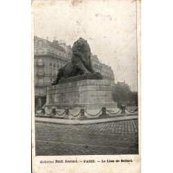 CPA Paris Lion de Belfort place Denfert-Rochereau monument Défense nationale