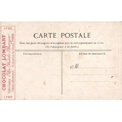 Carte postale ancienne Mont-Saint-Michel – Escalier conduisant à l’abbaye CPA