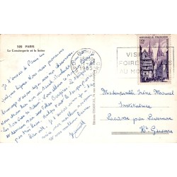 CPSM Paris Conciergerie et Seine 1955