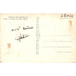 CPSM Paris Hôtel de Ville 1962