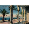 CPA Cannes Promenade de la Croisette à arcades Alpes-Maritimes