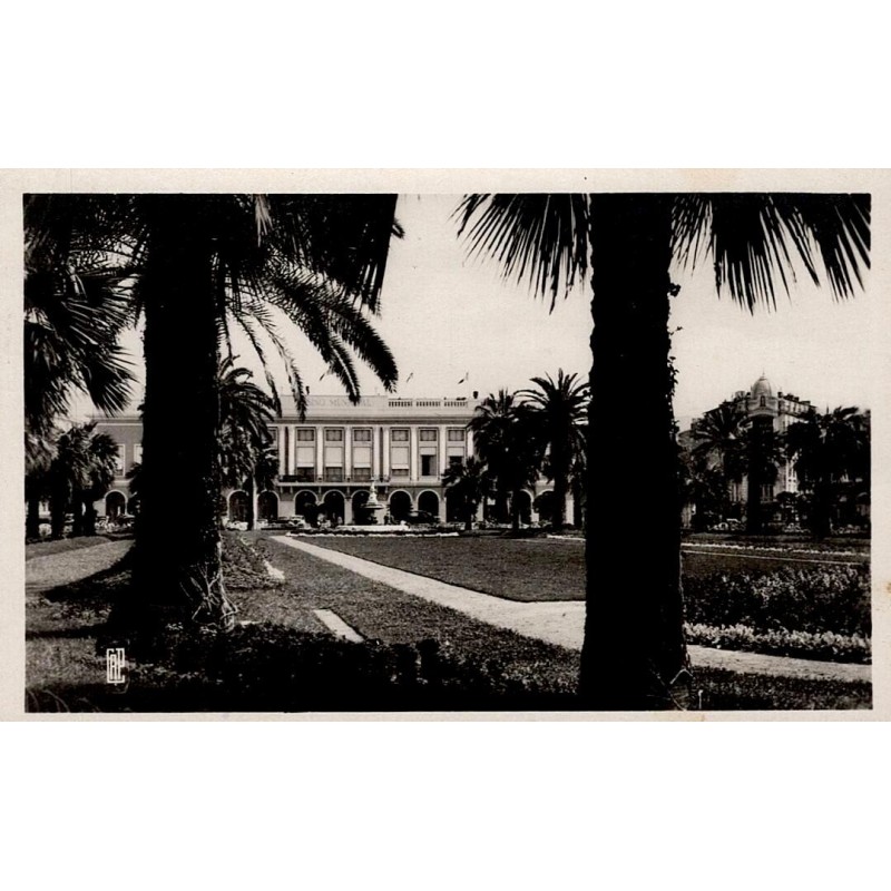 CPSM Nice jardins Albert-Ier et ancien Casino municipal