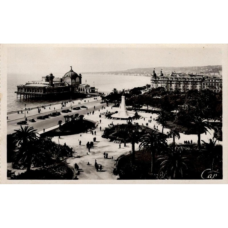 CPSM Nice Palais de la Jetée et jardins Albert-Ier