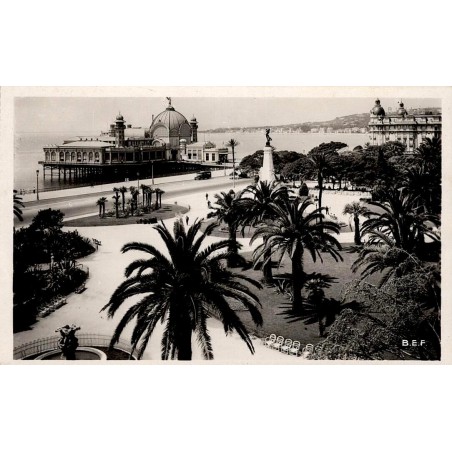 CPSM Nice jardin Albert-Ier et Palais de la Jetée