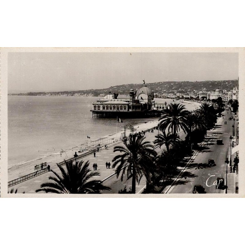 CPSM Nice quai des États-Unis promenade des Anglais Palais de la Jetée