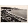 CPSM Nice promenade des Anglais animée baie des Anges