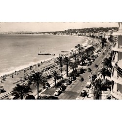 CPSM Nice baie des Anges et Promenade des Anglais Alpes-Maritimes