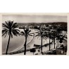 CPSM Nice quai des États-Unis avec palmiers, plage et front de mer des Alpes-Maritimes