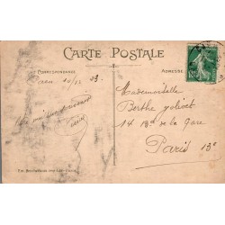 CPA Lisieux jeune fille en costume normand 1923
