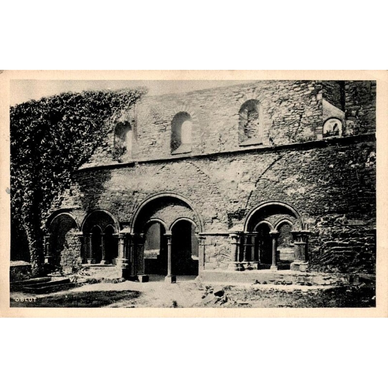 CPA Gand Belgique ruines de l Abbaye Saint-Bavon cloitre et arcades en pierre Carnine Lefrancq