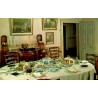 CPM Mount Vernon salle a manger George Washington mobilier Chippendale porcelaine et argenterie Virginie