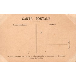 CPA Tonkin - Soleil couchant au Tonkin - Indochine