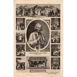 CPA Ars sur Formans portrait et sceneries du Bienheureux Cure d Ars Jean-Marie Vianney Maison Mallaval