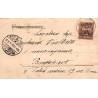 CPA Judaïca - Prière du rabbin - Voyagée Budapest 1901