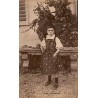CPA Jeune Alsacienne costume traditionnel grande coiffe nœud noir Strasbourg 1926