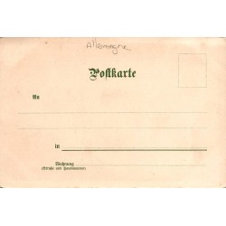 CPA Drachenfels Königswinter Rhin carte artistique allemande