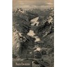 CPA Ober-Engadin, panorama cartographique des lacs de Sils, Silvaplana et Saint-Moritz