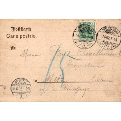 CPA Düsseldorf 1902 – Exposition industrielle et Festhalle