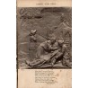 CPA Adieu d’un Père, soldat français mourant, scène patriotique et poème d’Auguste Cotiaux, guerre 1914-1918