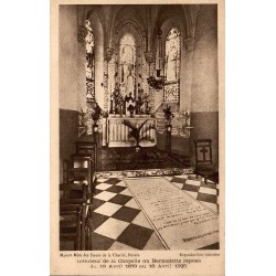 CPSM Nevers Maison Mère des Sœurs de la Charité, chapelle où reposa Bernadette Soubirous de 1879 à 1925