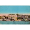 CPA Malte La Valette Custom House et Grand Harbour, correspondance militaire française datée de 1915