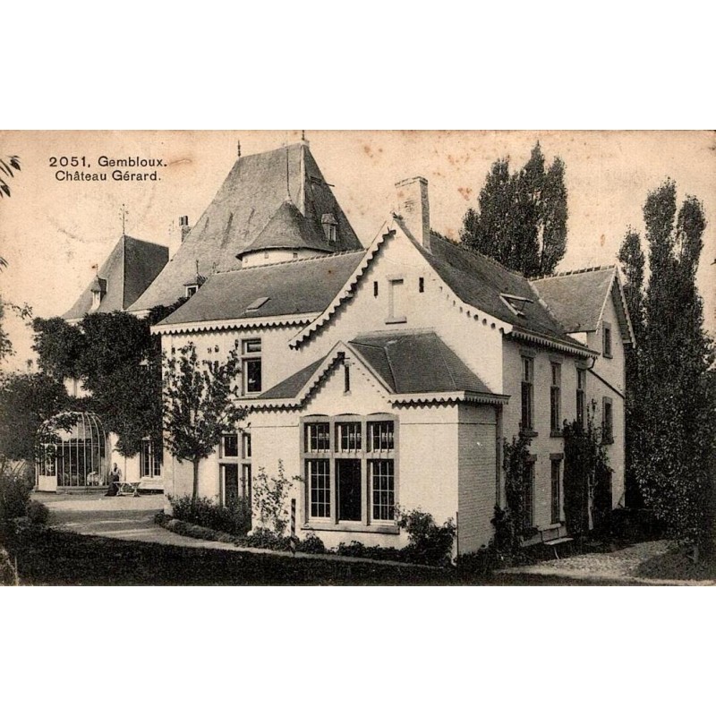 CPA Gembloux Château Gérard ancienne demeure province de Namur Belgique vers 1907
