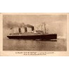 CPSM paquebot Île de France Compagnie Générale Transatlantique French Line circulée en 1936