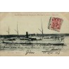 CPA Marseille paquebot Espagne Société Générale de Transports Maritimes circulée en 1907
