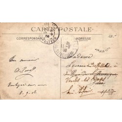 CPA Boulogne-sur-Mer – Départ de la Malle – Port 1908