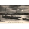 CPA Basse-Indre bateau du Pilotage au clair de lune, Collection Bonnefoy n°8