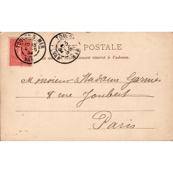 CPA Toulon – Cuirassé Jauréguiberry – Marine française 1904