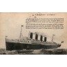 CPA Le Havre paquebot transatlantique La France en navigation, carte circulée en 1915