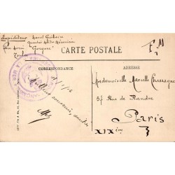 CPA Marine de guerre – Attaque d’un cuirassé par un sous-marin