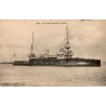 CPA cuirassé d’escadre Bouvet Marine française Collection H. Laurat Port-Louis 1911