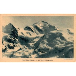 CPA Mont-Blanc vu du col d’Anterne en Haute-Savoie, photographie F. Monnier Chamonix