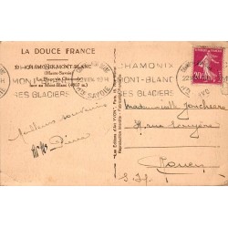 CPA Chamonix-Mont-Blanc – La Plage face au Mont-Blanc – Éditions Yvon