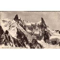 CPA Chamonix Dent du Géant prise de l’Aiguille du Tacul massif du Mont-Blanc